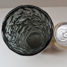 Load image into Gallery viewer, Genuine 1960s WHITEFRIARS Pewter Cylinder "Bark" vase by Geoffrey Baxter; 7 1/2 inches
