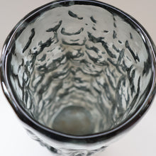 Load image into Gallery viewer, Genuine 1960s WHITEFRIARS Pewter Cylinder "Bark" vase by Geoffrey Baxter; 7 1/2 inches
