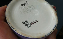 Load image into Gallery viewer, SCOTTISH POTTERY. 1930s BOUGH Pottery. TWO Lidded Jam Pots. Two Different Patterns
