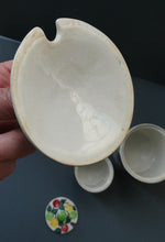 Load image into Gallery viewer, SCOTTISH POTTERY. 1930s BOUGH Pottery. TWO Lidded Jam Pots. Two Different Patterns
