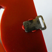 Load image into Gallery viewer, Rare French Art Deco 1930s BAKELITE / PHENOLIC Belt Buckle. Dog Decoration
