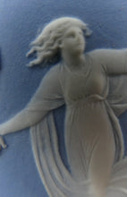 Load image into Gallery viewer, Antique VICTORIAN Wedgwood Framed Jasper Plaque Showing a Frieze of the Five Dancing Maidens (The Borghese Dancers)
