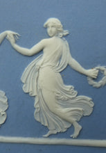 Load image into Gallery viewer, Antique VICTORIAN Wedgwood Framed Jasper Plaque Showing a Frieze of the Five Dancing Maidens (The Borghese Dancers)
