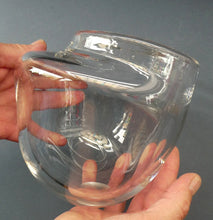 Load image into Gallery viewer, Vintage SCOTTISH STUDIO GLASS Sculptural Bowl by John Lawrie (Juniper Green Studio &amp; Edinburgh College of Art)

