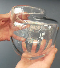 Load image into Gallery viewer, Vintage SCOTTISH STUDIO GLASS Sculptural Bowl by John Lawrie (Juniper Green Studio &amp; Edinburgh College of Art)
