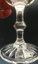 Load image into Gallery viewer, Vintage SET of SIX Edinburgh Crystal Goblets. LOMOND PATTERN (Square Bowl). 5 1/2 inches
