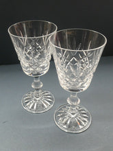 Load image into Gallery viewer, Vintage SET of SIX Edinburgh Crystal Goblets. LOMOND PATTERN (Square Bowl). 5 1/2 inches
