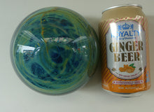 Load image into Gallery viewer, MASSIVE 1970s Mdina Glass Paperweight. XL Vintage Sea and Sand MAGNUM SIZE Weight
