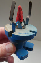 Load image into Gallery viewer, Vintage German Erzgebirge Wooden Handmade Incense Smoker: Strange Cartoon Woodsman with Christmas Tree
