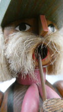 Load image into Gallery viewer, LARGE Vintage German Erzgebirge Wooden Handmade Incense Smoker: WOOD CARVER OR TOYMAKER. 11 1/2 Inches
