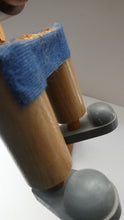 Load image into Gallery viewer, LARGE Vintage German Erzgebirge Wooden Handmade Incense Smoker: WOOD CARVER OR TOYMAKER. 11 1/2 Inches
