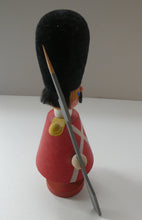 Load image into Gallery viewer, Vintage German Erzgebirge Wooden Handmade Incense Smoker: GUARDSMAN or SOLDIER
