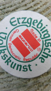 BOXED. Vintage GDR German Erzgebirge Wooden Handmade Incense Smoker. CHIMNEY SWEEP