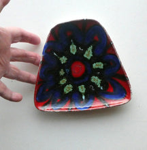 Load image into Gallery viewer, Vintage 1970s Poole Delphis Dish with Abstract Floral Design
