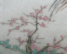 Load image into Gallery viewer, 1930s Hand Coloured Etching by Elyse Lord. Chinese Warriors on Horseback
