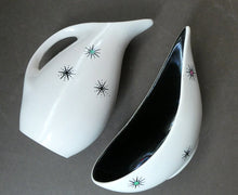 Load image into Gallery viewer, TWO PIECES. Vintage 1950s Wade Shooting Stars Pattern Ceramic Dishes
