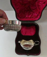 Load image into Gallery viewer, MAPPIN AND WEBB Silver Creamer and Sugar Bowl. Hallmarked Sheffield 1900. FITTED CASE
