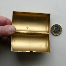 Load image into Gallery viewer, Vintage 1950s KIGU Barrel Cigarette Case or Lipstick Holder with Thistle Design
