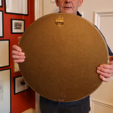 Load image into Gallery viewer, VINTAGE Regency Style Round Convex Wall Mirror - with Gold Wooden Frame Embellished with Balls
