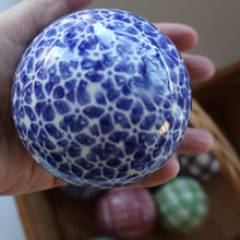 Load image into Gallery viewer, Fine Set of SIX Scottish Victorian Ceramic Carpet Bowls Plus the Elusive WHITE JACK

