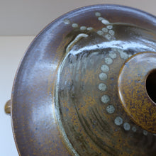Load image into Gallery viewer, STUDIO POTTERY. Monumental Lidded Pot with Twin Handles by David Lloyd Jones (1928-1994). Height 14 3/4 inches

