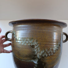 Load image into Gallery viewer, STUDIO POTTERY. Monumental Lidded Pot with Twin Handles by David Lloyd Jones (1928-1994). Height 14 3/4 inches
