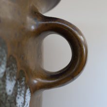 Load image into Gallery viewer, STUDIO POTTERY. Monumental Lidded Pot with Twin Handles by David Lloyd Jones (1928-1994). Height 14 3/4 inches
