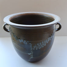 Load image into Gallery viewer, STUDIO POTTERY. Monumental Lidded Pot with Twin Handles by David Lloyd Jones (1928-1994). Height 14 3/4 inches
