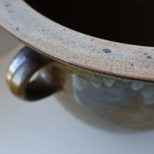 Load image into Gallery viewer, STUDIO POTTERY. Monumental Lidded Pot with Twin Handles by David Lloyd Jones (1928-1994). Height 14 3/4 inches
