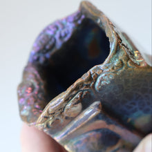 Load image into Gallery viewer, Rare 1970s POLISH Studio Pottery Square Face Pot (Twarze Wason) by Janina Karczeska KONIECZNA (b. 1934)
