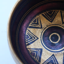 Load image into Gallery viewer, Cornish Studio Pottery. Small Black and Gold Lustre PORCELAIN Footed Bowl by Mary Rich (1940 - 2022)
