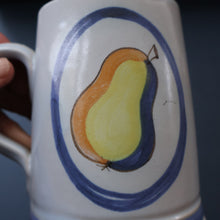 Load image into Gallery viewer, SCOTTISH POTTERY. 1950s Buchan Stoneware Tankard Shape Mug. Brittany Pattern
