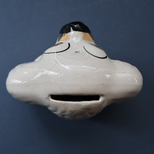 Load image into Gallery viewer, Rare Antique 19th Century Staffordshire Bank or Money Box in the Form of a Fireside Spaniel&#39;s Head
