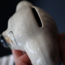 Load image into Gallery viewer, Rare Antique 19th Century Staffordshire Bank or Money Box in the Form of a Fireside Spaniel&#39;s Head
