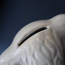 Load image into Gallery viewer, Rare Antique 19th Century Staffordshire Bank or Money Box in the Form of a Fireside Spaniel&#39;s Head
