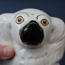 Load image into Gallery viewer, Rare Antique 19th Century Staffordshire Bank or Money Box in the Form of a Fireside Spaniel&#39;s Head
