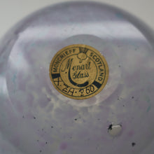 Load image into Gallery viewer, D/ Fabulous Little X ZA Shape Antique Scottish Monart Glass Bowl. With Original Paper Label on the Base
