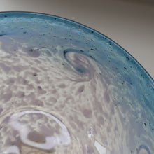 Load image into Gallery viewer, D/ Fabulous Little X ZA Shape Antique Scottish Monart Glass Bowl. With Original Paper Label on the Base
