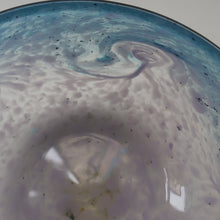 Load image into Gallery viewer, D/ Fabulous Little X ZA Shape Antique Scottish Monart Glass Bowl. With Original Paper Label on the Base
