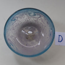 Load image into Gallery viewer, D/ Fabulous Little X ZA Shape Antique Scottish Monart Glass Bowl. With Original Paper Label on the Base
