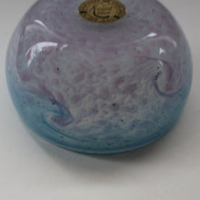 Load image into Gallery viewer, A/ Fabulous Little X ZA Shape Antique Scottish Monart Glass Bowl. With Original Paper Label on the Base
