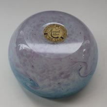 Load image into Gallery viewer, A/ Fabulous Little X ZA Shape Antique Scottish Monart Glass Bowl. With Original Paper Label on the Base
