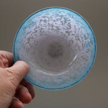 Load image into Gallery viewer, A/ Fabulous Little X ZA Shape Antique Scottish Monart Glass Bowl. With Original Paper Label on the Base
