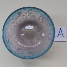 Load image into Gallery viewer, A/ Fabulous Little X ZA Shape Antique Scottish Monart Glass Bowl. With Original Paper Label on the Base
