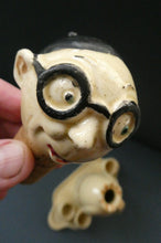 Load image into Gallery viewer, Quirky 1930s JAPANESE Ceramic Decanter, Stand and Four Shot Glasses. TENNIS PLAYER

