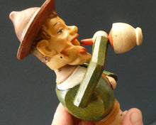 Load image into Gallery viewer, PAIR of Vintage Mid-Century Italiam ANRI Articulated Wooden Bottle Stoppers.
