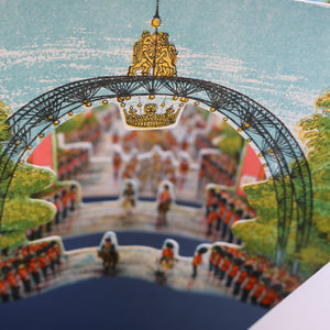 Collectable 1970s TELESCOPIC VIEW of "Her Majesty's Coronation Procession". Silver Jubilee Souvenir
