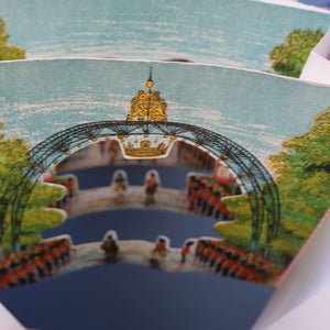 Collectable 1970s TELESCOPIC VIEW of "Her Majesty's Coronation Procession". Silver Jubilee Souvenir