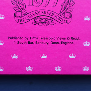 Collectable 1970s TELESCOPIC VIEW of "Her Majesty's Coronation Procession". Silver Jubilee Souvenir