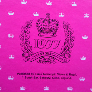 Collectable 1970s TELESCOPIC VIEW of "Her Majesty's Coronation Procession". Silver Jubilee Souvenir